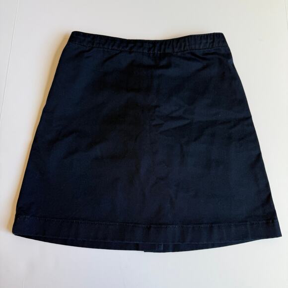 Lands End Girls Navy Chino Skort 6 - Picture 2 of 9